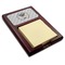 Hipster Graduate Red Mahogany Sticky Note Holder - Angle
