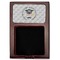 Hipster Graduate Red Mahogany Sticky Note Holder - Flat