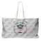 Hipster Graduate Large Tote Bag with Rope Handles (Personalized)