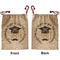 Hipster Graduate Santa Sack - Front & Back (Personalized)