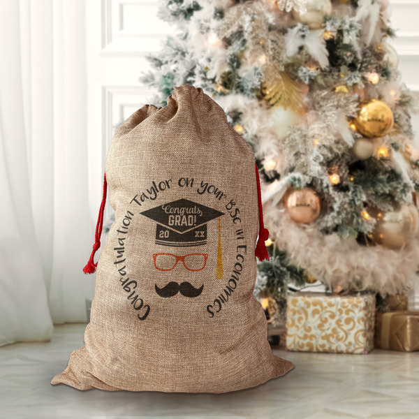 Hipster Graduate Santa Bag - Lifestyle