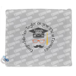 Hipster Graduate Security Blanket - Single Sided (Personalized)