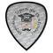 Hipster Graduate Iron on Shield Patch A w/ Name or Text