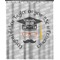 Hipster Graduate Extra Long Shower Curtain - 70"x84" (Personalized)