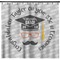 Hipster Graduate Shower Curtain (Personalized)