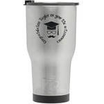 Hipster Graduate RTIC Tumbler - Silver (Personalized)
