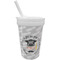 Hipster Graduate Sippy Cup with Straw (Personalized)