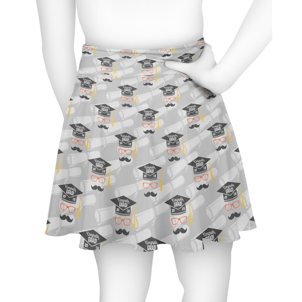 Hipster Graduate Skater Skirt - Back