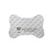 Hipster Graduate Bone Shaped Dog Food Mat (Small) (Personalized)