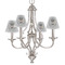 Hipster Graduate Small Chandelier Shade - LIFESTYLE (on chandelier)