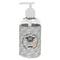 Hipster Graduate Plastic Soap / Lotion Dispenser (8 oz - Small - White) (Personalized)