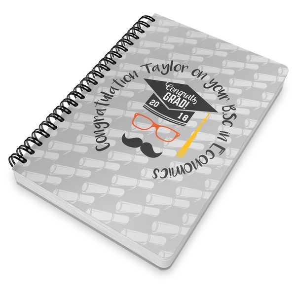 Hipster Graduate Spiral Journal 7 x 10 - Main