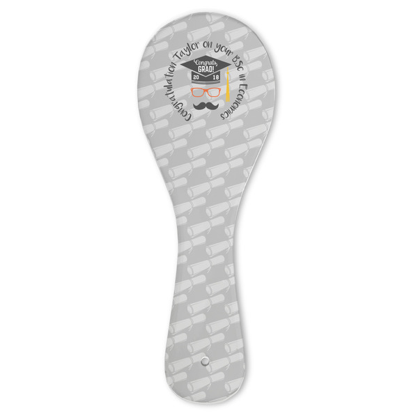 Custom Hipster Graduate Ceramic Spoon Rest (Personalized)