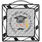 Hipster Graduate Square Trivet (Personalized)