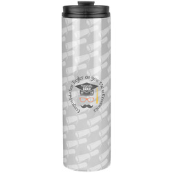 Hipster Graduate Stainless Steel Skinny Tumbler - 20 oz (Personalized)