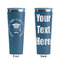 Hipster Graduate Steel Blue RTIC Everyday Tumbler - 28 oz. - Front and Back