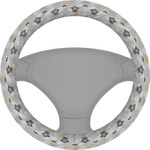 Hipster Graduate Steering Wheel Cover (Personalized)