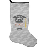 Hipster Graduate Holiday Stocking - Neoprene (Personalized)