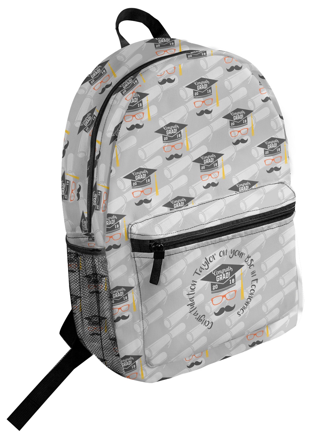 Hipster Graduate Student Backpack (Personalized) YouCustomizeIt