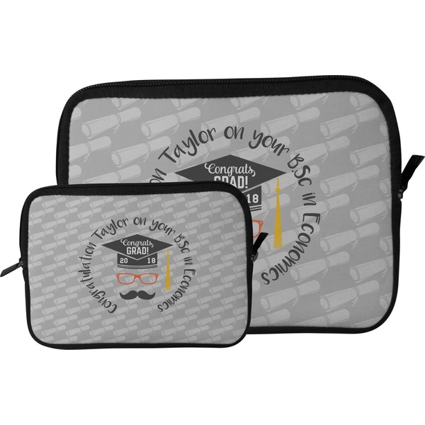 Hipster Graduate Tablet Sleeve (Size Comparison)
