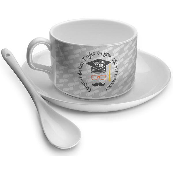 Custom Hipster Graduate Tea Cup (Personalized)