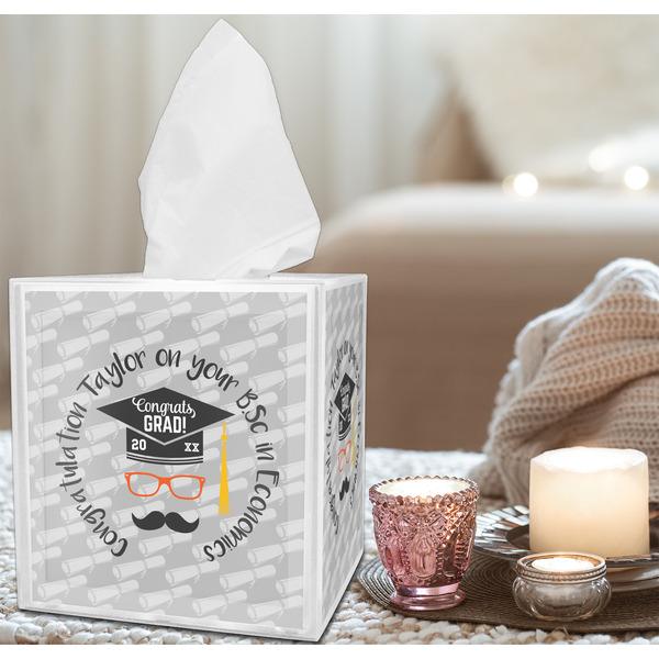Hipster Graduate Tissue Box - LIFESTYLE