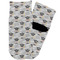 Hipster Graduate Toddler Ankle Socks - Single Pair - Front and Back