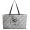 Hipster Graduate Beach Totes Bag - w/ Black Handles (Personalized)
