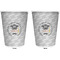 Hipster Graduate Trash Can White - Front and Back - Apvl