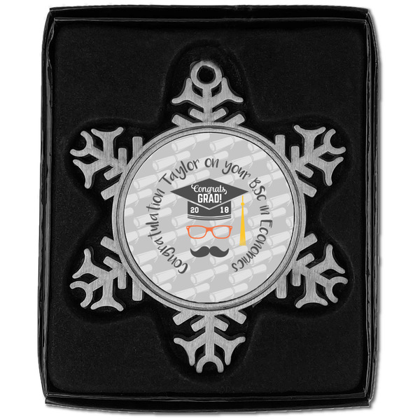 Hipster Graduate Vintage Snowflake - In box