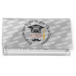 Hipster Graduate Vinyl Checkbook Cover (Personalized)