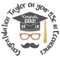 Hipster Graduate Wall Graphic Decal