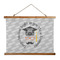Hipster Graduate Wall Hanging Tapestry - Wide (Personalized)