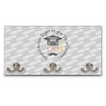 Hipster Graduate Wall Mounted Coat Rack (Personalized)