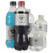 Hipster Graduate Water Bottle Label - Multiple Bottle Sizes