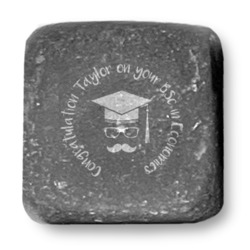 Hipster Graduate Whiskey Stone Set (Personalized)
