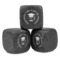 Hipster Graduate Whiskey Stones - Set of 3 - Front