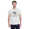 Hipster Graduate White Crew T-Shirt on Model - Front