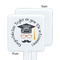 Hipster Graduate White Plastic Stir Stick - Single Sided - Square - Approval