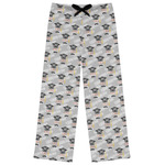 Hipster Graduate Womens Pajama Pants - S (Personalized)