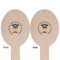 Hipster Graduate Wooden Food Pick - Oval - Double Sided - Front & Back