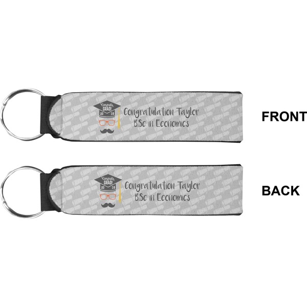 Hipster Graduate Wristlet (Front + Back)