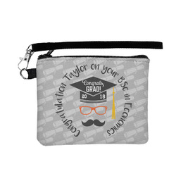 Hipster Graduate Wristlet ID Case w/ Name or Text