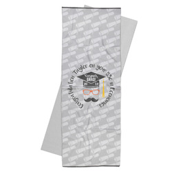 Hipster Graduate Yoga Mat Towel (Personalized)