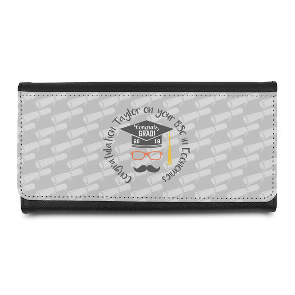 Custom Hipster Graduate Leatherette Ladies Wallet (Personalized)