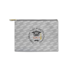 Hipster Graduate Zipper Pouch - Small - 8.5"x6" (Personalized)