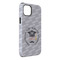 Hipster Graduate iPhone 14 Pro Max Tough Case - Angle