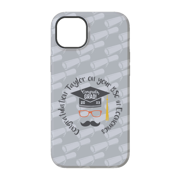 Hipster Graduate iPhone 14 Tough Case - Back