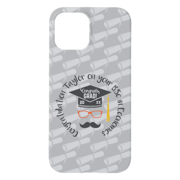 Hipster Graduate iPhone 15 Plus Case - Back