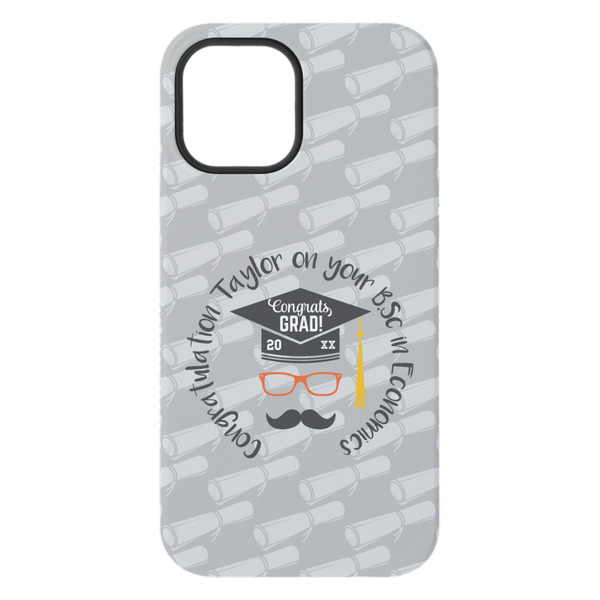 Hipster Graduate iPhone 15 Plus Tough Case - Back